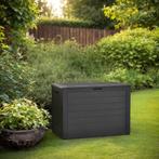 Opbergbox tuinkist tuinbox 78x44x55 cm zwart GRATIS BEZORGD!, Tuin en Terras, Tuinmeubel-accessoires, Verzenden, Nieuw