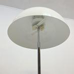 Bauhaus jaren 70 mushroom vloerlamp chrome met wit, Ophalen, Gebruikt, Metaal, 150 tot 200 cm