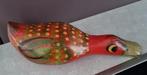 Grote papier mache eend - Mexico - gesigneerd, Ophalen of Verzenden, Zo goed als nieuw, Dier