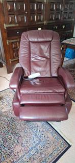 relax stoel, Huis en Inrichting, Fauteuils, Ophalen, Zo goed als nieuw, 75 tot 100 cm, Leer
