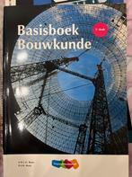 Basisboek bouwkunde 5e druk- Zo Goed als Nieuw, Ophalen of Verzenden, Zo goed als nieuw, Overige niveaus, Nederlands