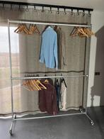 Verrijdbaar kledingrek, Kleding | Dames, Kledingrekken, Ophalen of Verzenden, Zo goed als nieuw