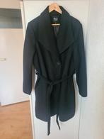 Zwarte wollen jas van M&S - Maat 50, Kleding | Dames, Zwart, Maat 46/48 (XL) of groter, Ophalen of Verzenden, Zo goed als nieuw