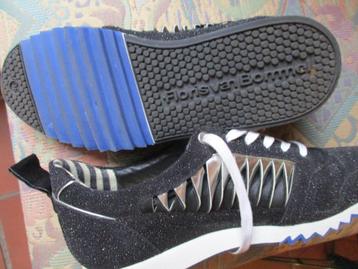 mj/Floris van Bommel/schoenen/sneakers/mt 36 zwart ALS NIEUW beschikbaar voor biedingen