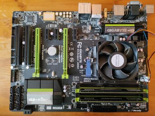 Gigabyte G1.Sniper A88X Moederbord Inclusief CPU en RAM, Computers en Software, Moederborden, Gebruikt, AMD, DDR3, Ophalen
