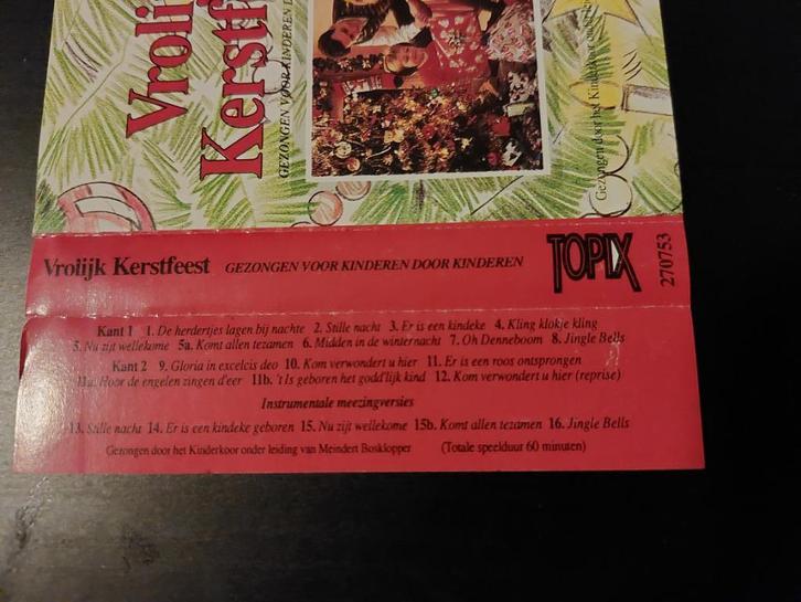VROLIJK KERSTFEEST (GEZONGEN DOOR EN VOOR KINDEREN) (MC), Cd's en Dvd's, Cassettebandjes, Zo goed als nieuw, Origineel, Overige genres