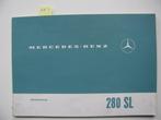 IB3 Mercedes Benz 280 SL W113 instructieboekje 1970, Ophalen of Verzenden