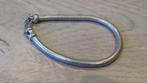 Zilveren flexibele massieve armband plm 32 gram, Ophalen of Verzenden, Zo goed als nieuw, Zilver, Zilver