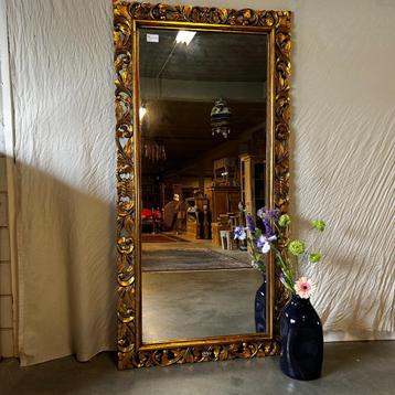 Barok spiegel - houten lijst - 200 x 100 cm - TTM Wonen beschikbaar voor biedingen