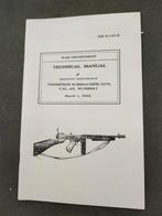 US Army manual TM 9-1215 Thompson Submachine Gun., Ophalen of Verzenden, Zo goed als nieuw