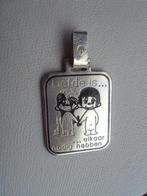 zilveren hanger "liefde is, Ophalen of Verzenden, Zo goed als nieuw, Kruis of Symbool, Zilver