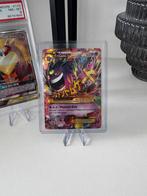 Pokémon M Gengar EX 121/119 Full Art Phantom Forces, Ophalen of Verzenden, Zo goed als nieuw, Losse kaart, Foil