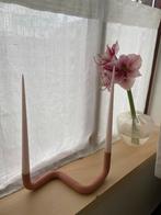 Tjalle en Jasper donker zalmroze kandelaar, Overige kleuren, Ophalen of Verzenden, Zo goed als nieuw, Metaal