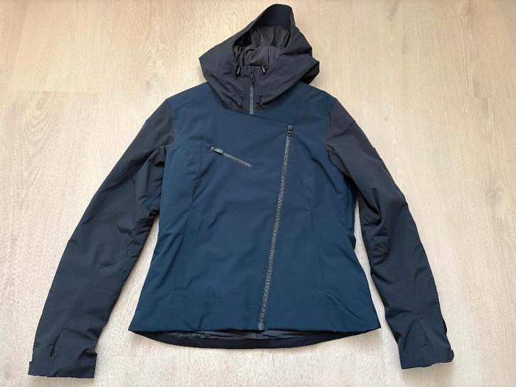 Peak Performance dames ski jas zgan | Blauw/Zwart | Maat XL, Kleding | Dames, Wintersportkleding, Zo goed als nieuw, Jack, Maat 46/48 (XL) of groter