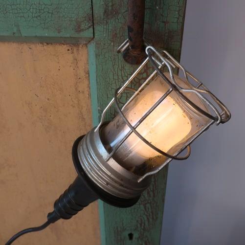 Looplamp kooilamp industrie origineel zwart hanglamp, Huis en Inrichting, Lampen | Hanglampen, Gebruikt, Minder dan 50 cm, Ophalen of Verzenden