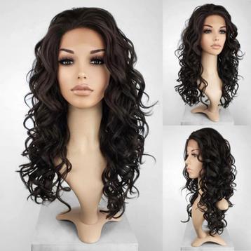 Lace pruik lang haar met krullen model Vogue kleur 4 beschikbaar voor biedingen