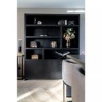 Super mooie vakkenkast zwart. Zen Lifestyle, ZGAN!, Ophalen, Met deur(en), 200 cm of meer, 150 tot 200 cm