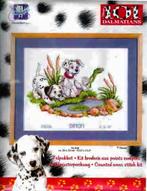 Cado disney borduurpakket geboorte dalmation  , simon  op=op, Hobby en Vrije tijd, Ophalen of Verzenden, Nieuw, Handborduren, Borduurpakket