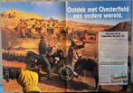 Poster 1993 Chesterfield met Suzuki DR 650 RSE, Ophalen of Verzenden, Zo goed als nieuw, Motoren
