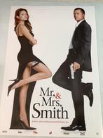 MR & MRS SMITH   FILMPOSTER   70-100 cm, Verzamelen, Posters, Ophalen of Verzenden, Rechthoekig Staand, Film en Tv