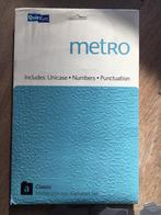 Quickutz alfabet - Metro, Ophalen of Verzenden
