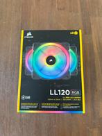 Corsair LL120 RGB tripple pack met RGB hub, Computers en Software, Computerkoelers, Ophalen of Verzenden, Zo goed als nieuw