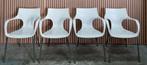 11 x Acta kunststof kuipstoelen kantine stoelen terras tuin, Huis en Inrichting, Kunststof, Wit, Ophalen of Verzenden, Zo goed als nieuw