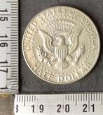 munt, 1/2 dollar Amerika 1969 D, zilver, zie omschrijving, Postzegels en Munten, Verzenden, Noord-Amerika, Losse munt, Zilver