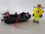 Playmobil duiker met speedboot, Ophalen of Verzenden, Zo goed als nieuw, Complete set