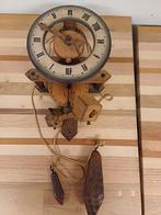 Vintage Buco 1320 houten Foliot wandklok - Baumann, Antiek en Kunst, Ophalen of Verzenden