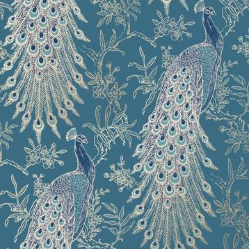 Rasch behang Peacock 2 rollen beschikbaar voor biedingen