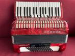 Compacte duitse Hohner Concerto III accordeon . 72 bas ., Muziek en Instrumenten, Accordeons, Gebruikt, 72-bas, Hohner, Met riemen