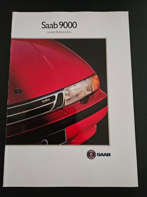 Brochure Saab 9000 Aero 1992, Boeken, Auto's | Folders en Tijdschriften, Zo goed als nieuw, Overige merken, Ophalen of Verzenden