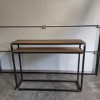 Side table, Huis en Inrichting, Tafels | Sidetables, Ophalen, Gebruikt, 100 tot 150 cm, Metaal