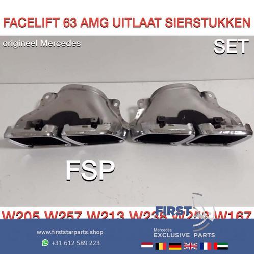 FACELIFT AMG UITLAATSIERSTUK C63 E63 GLC63 G63 GT63 GLE63 S6, Auto-onderdelen, Uitlaatsystemen, Mercedes-Benz, Nieuw, Ophalen of Verzenden