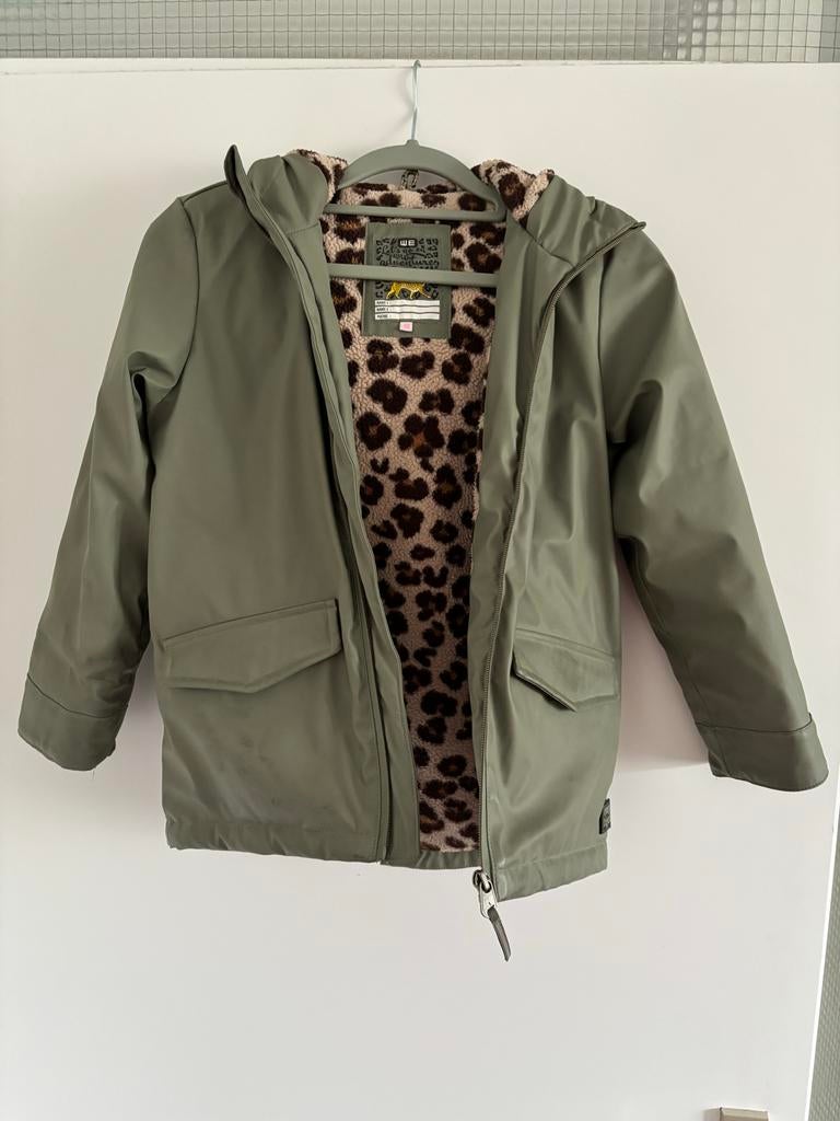 WE Regenjas Maat 122/128, Kinderen en Baby's, Kinderkleding | Maat 122, Ophalen, Zo goed als nieuw, Meisje, Jas