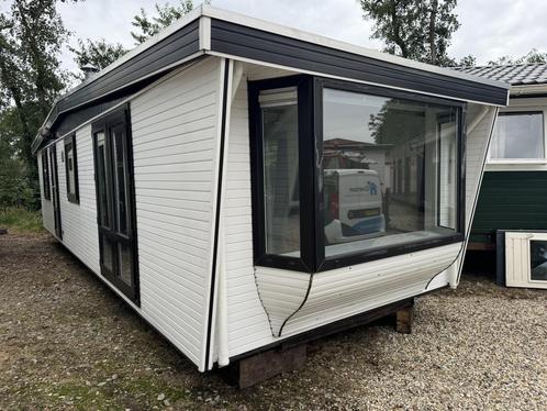 Likon Chalet Spiegelbeeld 11 x 3.50 Kunststof Airco, Caravans en Kamperen, Stacaravans, tot en met 4