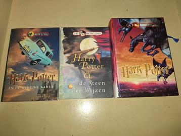 3x Harry potter boeken deel 1, 2(beide soft en 5 (hardcover) beschikbaar voor biedingen