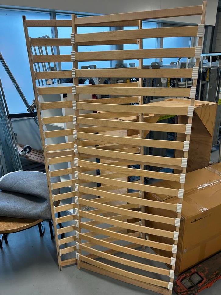 2x Ikea Lattenbodem 80x200, Huis en Inrichting, Slaapkamer | Matrassen en Bedbodems, Gebruikt, Bedbodem, 80 cm, 200 cm, Eenpersoons