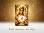 2025 Crypto Stamp 4 HELIOS crypto postzegel Gold Edition., Ophalen of Verzenden, Na 1940, Postfris