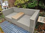 Mooie wicker tweezits tuinbank, Tuin en Terras, Tuinsets en Loungesets, Wicker, Tuinset, Bank, 2 zitplaatsen