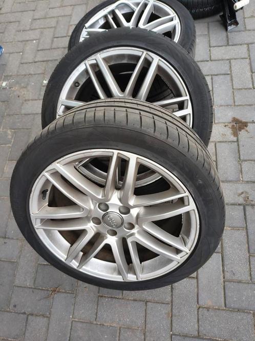 Audi OEM Velgen 19inch 5x112 met Zomerbanden, Auto-onderdelen, Banden en Velgen, Banden en Velgen, Zomerbanden, 19 inch, 225 mm
