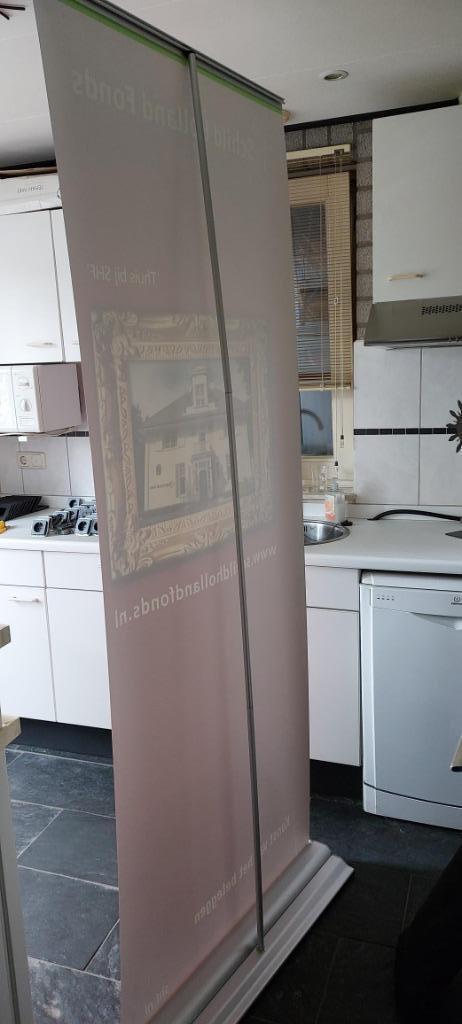 expolinc roll up banner, Verzamelen, Merken en Reclamevoorwerpen, Zo goed als nieuw, Reclamebord, Ophalen