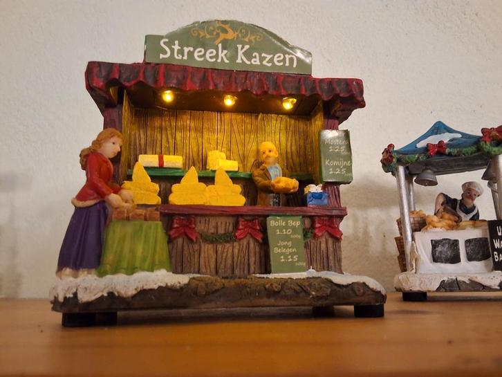 Veel kersthuisjes Typisch Hollands Streekkazen, kerstdorp, Diversen, Kerst, Zo goed als nieuw, Ophalen of Verzenden
