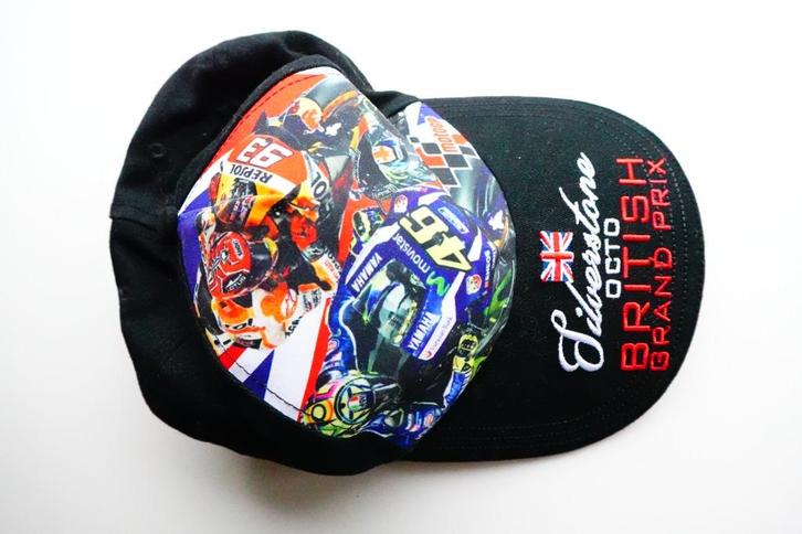 Pet cap Silverstone MotoGP Marc Marquez Valentino Rossi 46, Motoren, Kleding | Motorkleding, Overige typen, Dames, Heren, Kinderen