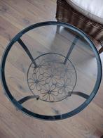 Klingsbo IKEA bijzettafel nachttafel bedtafel tafeltje 2 x, Huis en Inrichting, Ophalen, Minder dan 55 cm, Gebruikt, Rond