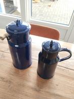 Cobalt Blauw Melkbus & Koffiekan Set, Ophalen of Verzenden