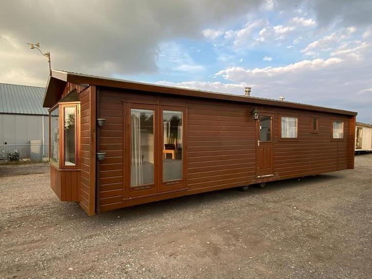 Houten chalet 2 slpk. dubbel glas inclusief transport NL♦️, Caravans en Kamperen, Stacaravans, tot en met 5, Verzenden