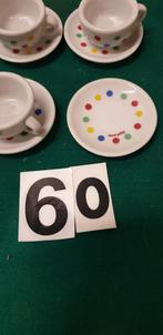 Mini servies europlay, gekleurde stippen, Antiek en Kunst, Ophalen of Verzenden