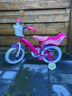 Minnie Mouse fiets met zijwieltjes, Ophalen, Gebruikt, Minder dan 16 inch, Zijwieltjes